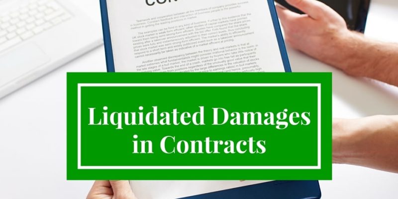 Liquidated Damages in Contracts