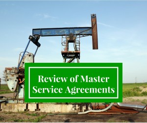 Master Service Agreements in Oil and Gas
