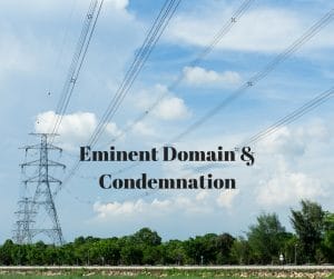 Eminent Domain & Condemnation in TX