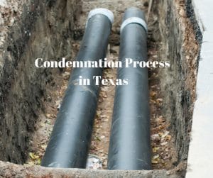 Condemnation Process in Texas