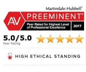 Martindale-Hubbell A/V Rating - Attorney Ray Kerlick